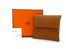 HERMES エルメス コインケース 小銭入れ バスティア ゴールド ヴォーエプソン Y刻【473】