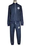 【新品 未使用】EMPORIO ARMANI ネイビー ジャージ EMPORIO ARMANI アルマーニ ストライプ ジャージ セットアップ