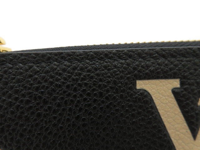 LOUIS VUITTON ルイヴィトン 長財布 ジッピー・ウォレット バイカラー モノグラム・アンプラント ブラック ベージュ M80481【473】
