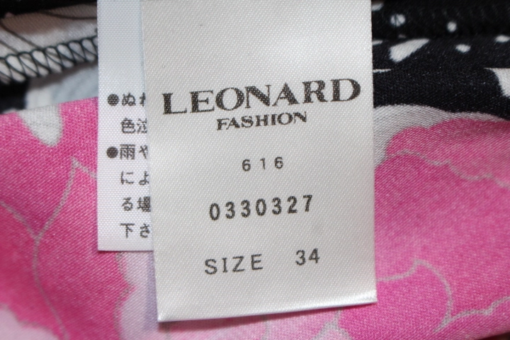 LEONARD FASHION レオナール ファッション ワンピース レディース34 