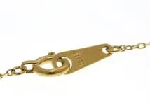 JEWELRY ノンブランド ジュエリー 一粒 ネックレス K18 イエローゴールド ダイヤモンド 1.2g【473】