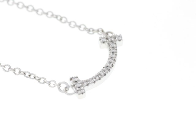 TIFFANY&CO ティファニー Tスマイル・ミニ ネックレス K18 TIFFANY&CO ティファニー Tスマイル・ミニ ネックレス K18