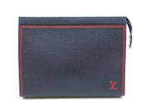 LOUIS VUITTON ルイ・ヴィトン ポシェット・ヴォワヤージュMM タイガ ブルーマリーヌ M63394【430】2120000263712