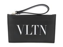VALENTINO ヴァレンティノ フラグメントケース カードケース コインケース カーフ ブラック【473】