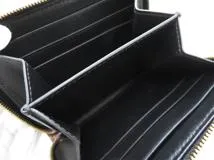 CELINE セリーヌ コインケース レオパード ブラウン ブラック レザー【473】