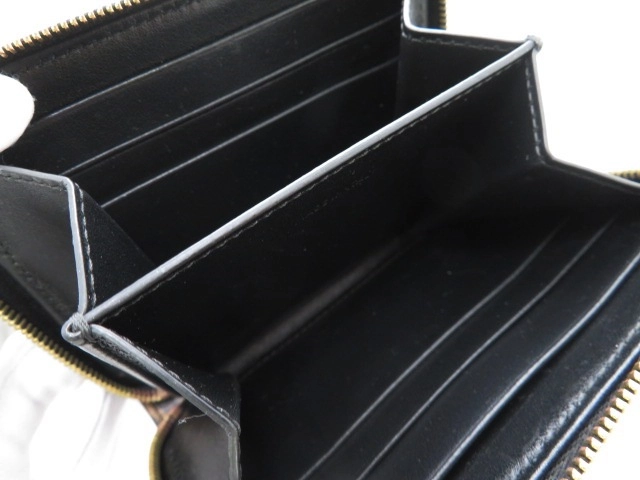 CELINE セリーヌ コインケース レオパード ブラウン ブラック レザー【473】