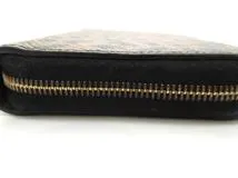 CELINE セリーヌ コインケース レオパード ブラウン ブラック レザー【473】