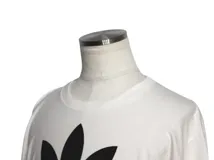 GUCCI グッチ 衣類 アディダスコラボロゴTシャツ メンズM ホワイト/ブラック コットン 616036 (2148103854804) 【200】