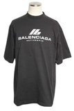 BALENCIAGA バレンシアガ 衣類 Tシャツ メンズS ブラック コットン 764235 (2148103854811) 【200】