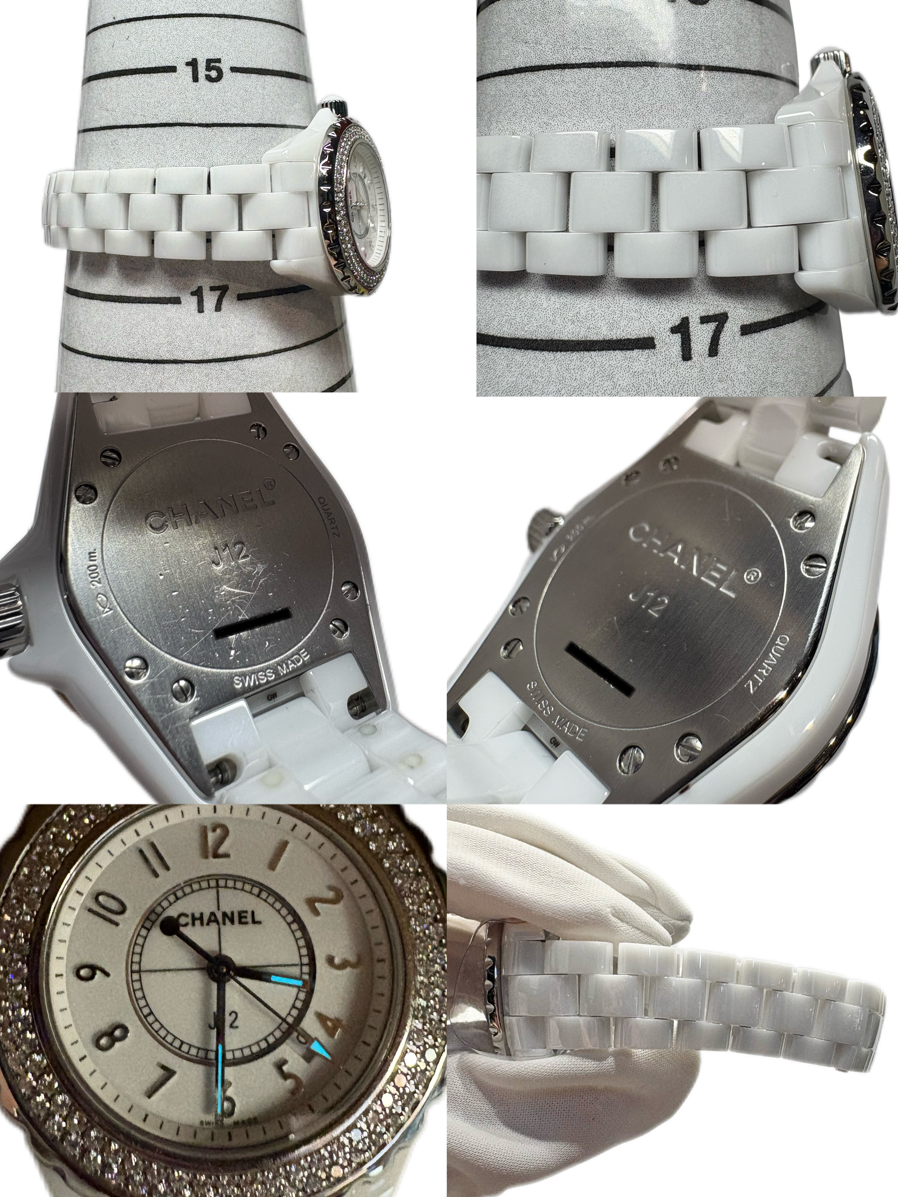 CHANEL シャネル J12 ホワイト ステンレス/セラミック H0967