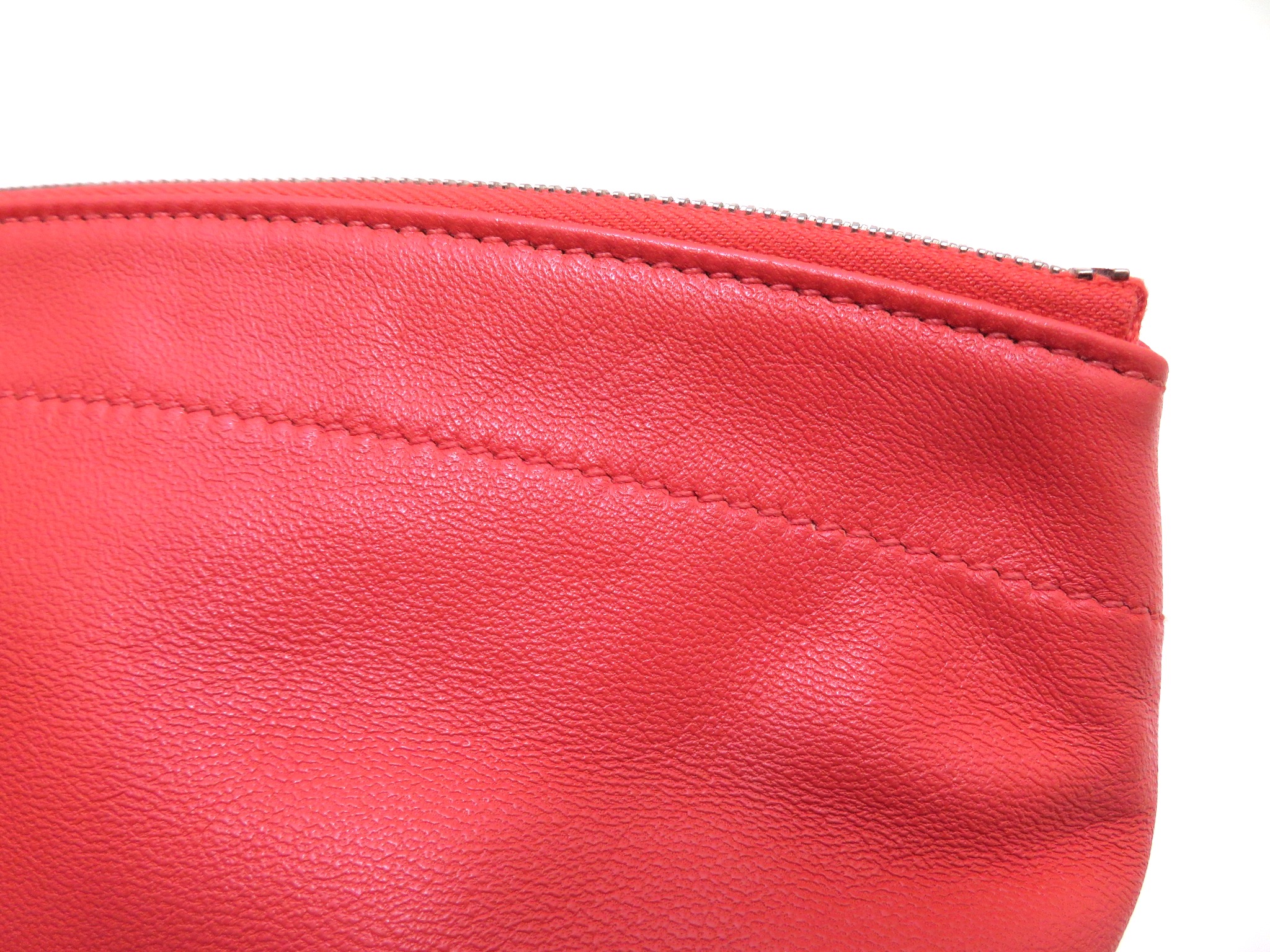 HERMES エルメス 小物 ポーチ トユボユPM ローズジャイプール シルバー