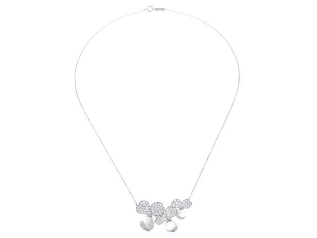 TIFFANY＆CO ティファニー ペーパーフラワークラスターネックレス ネックレス プラチナ PT 8.0g【434】