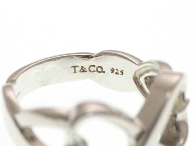 TIFFANY&CO ティファニー ジュエリー 指輪 ダブルラビングハート