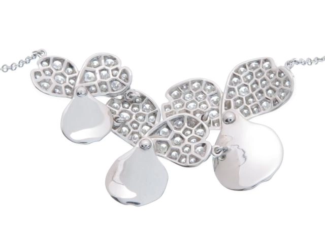 TIFFANY＆CO ティファニー ペーパーフラワークラスターネックレス ネックレス プラチナ PT 8.0g【434】