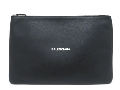 BALENCIAGA バレンシアガ エブリデイ クラッチバッグ ブラック