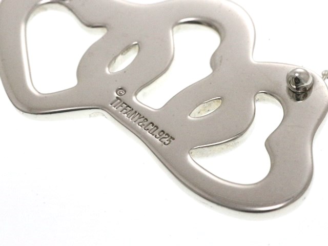 Tiffany&co トリプルハートネックレス シルバー925 45cm TIFFANY&Co. ティファニー トリプルハートプレート ネックレス