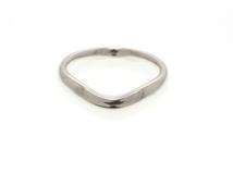 TIFFANY&CO ティファニー ジュエリー 指輪 カーブドバンド ワイド リング 925 シルバー 10号 5.0g【473】