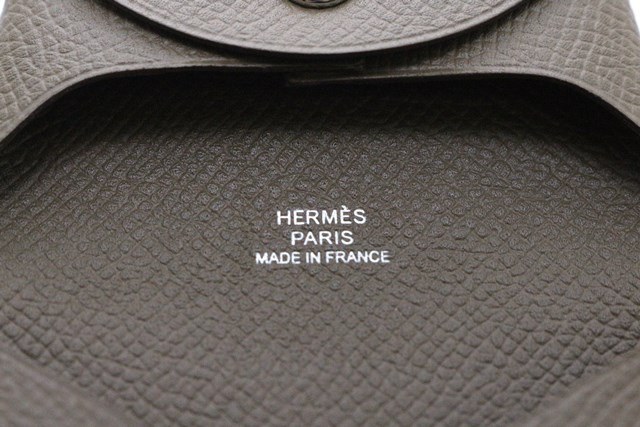 HERMES エルメス バスティア コインケース 小銭入れ エトゥープ