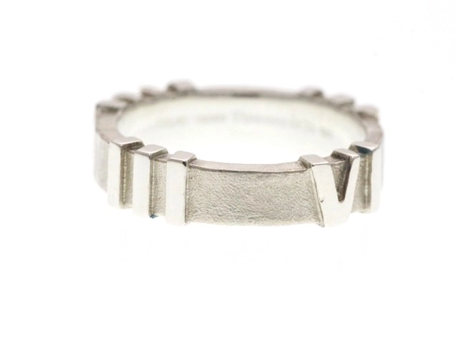 美品 Tiffany&Co. ティファニー アトラス シルバー リング 9号 TIFFANY&Co ティファニー アトラス リング 9号 シルバー 指輪