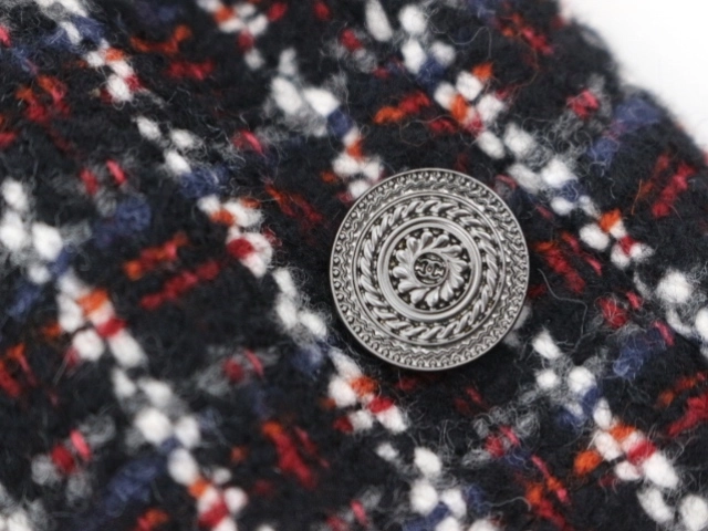 08A CHANEL シャネル 衣類 ツイードスカート レディース38 ブラック/レッド/ホワイト ウール/カシミヤ/シルク P33909V24329 (2143200621861) 【200】