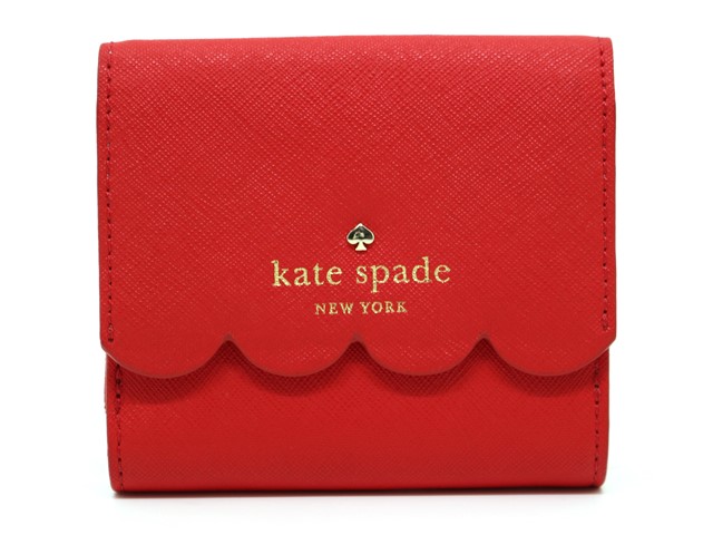 Kate Spade ケイトスペード 小物 財布 コンパクト財布 Wホック財布 レッド ピンク カーフ 460 の購入なら 質 の大黒屋 公式