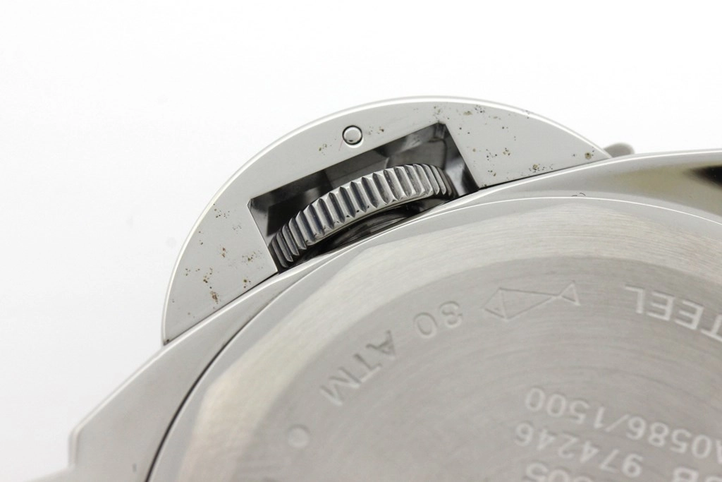 PANERAI パネライ 腕時計 1999年並行品 ルミノールGMT PAM00023 ステンレススティール/革 ブラック文字盤 自動巻き【472】SJ