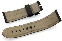 PANERAI パネライ 腕時計 1999年並行品 ルミノールGMT PAM00023 ステンレススティール/革 ブラック文字盤 自動巻き【472】SJ