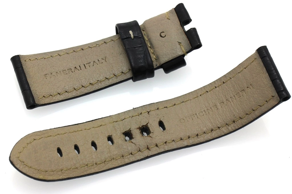 PANERAI パネライ 腕時計 1999年並行品 ルミノールGMT PAM00023 ステンレススティール/革 ブラック文字盤 自動巻き【472】SJ