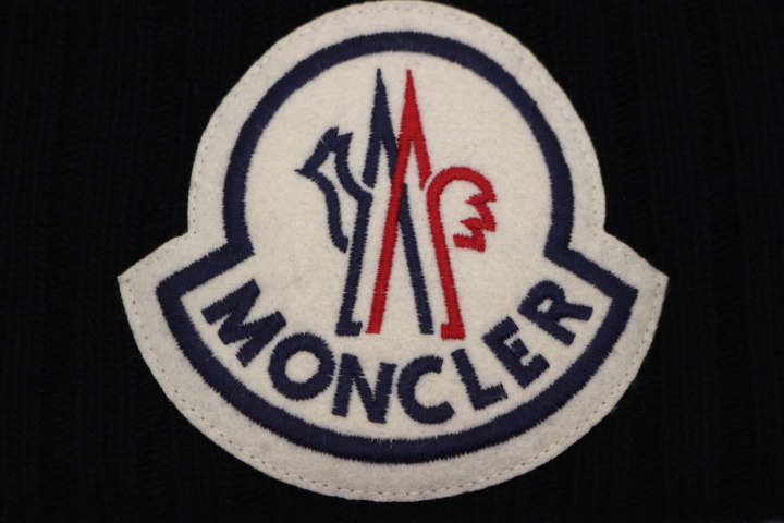 MONCLER　モンクレール　ニット帽子　BERRETTO TRICOT CAP　ブラック　羊毛　ウール　2019年　【200】