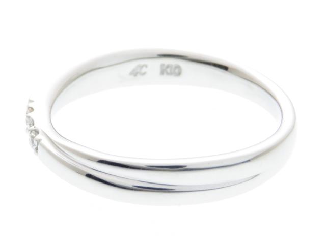 4℃ ダイヤモンド リング K10WG 4℃ ダイヤモンド リング K10WG 2.3g #8【434】 の購入なら「質