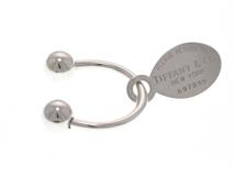 TIFFANY&CO ティファニー リターントゥ オーバルタグ キーリング キーホルダー 925 シルバー 9.7g【473】