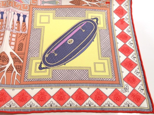HERMES エルメス カレ90 OBJETS DE CURIOSITE オブジェ・ドゥ HERMES エルメス カレ90 OBJETS DE CURIOSITE オブジェ・ドゥ