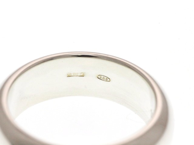 美品　GUCCI 指輪　シンプルロゴリング　10号 GUCCI リング 10号 GUCCI 10号 グッチ リング・指輪 ロゴプレート