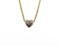 STRA JEWELRY　スタージュエリー　貴金属・宝石　K18イエローゴールド/プラチナ900　ダイヤモンド0.03ct　3.0g　2120000279959　【205】