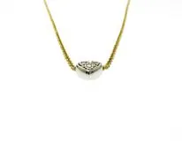 STRA JEWELRY　スタージュエリー　貴金属・宝石　K18イエローゴールド/プラチナ900　ダイヤモンド0.03ct　3.0g　2120000279959　【205】