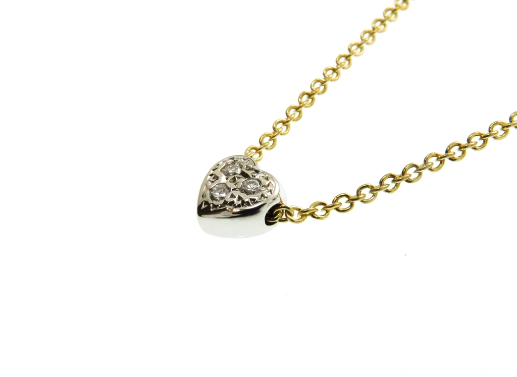 STRA JEWELRY　スタージュエリー　貴金属・宝石　K18イエローゴールド/プラチナ900　ダイヤモンド0.03ct　3.0g　2120000279959　【205】