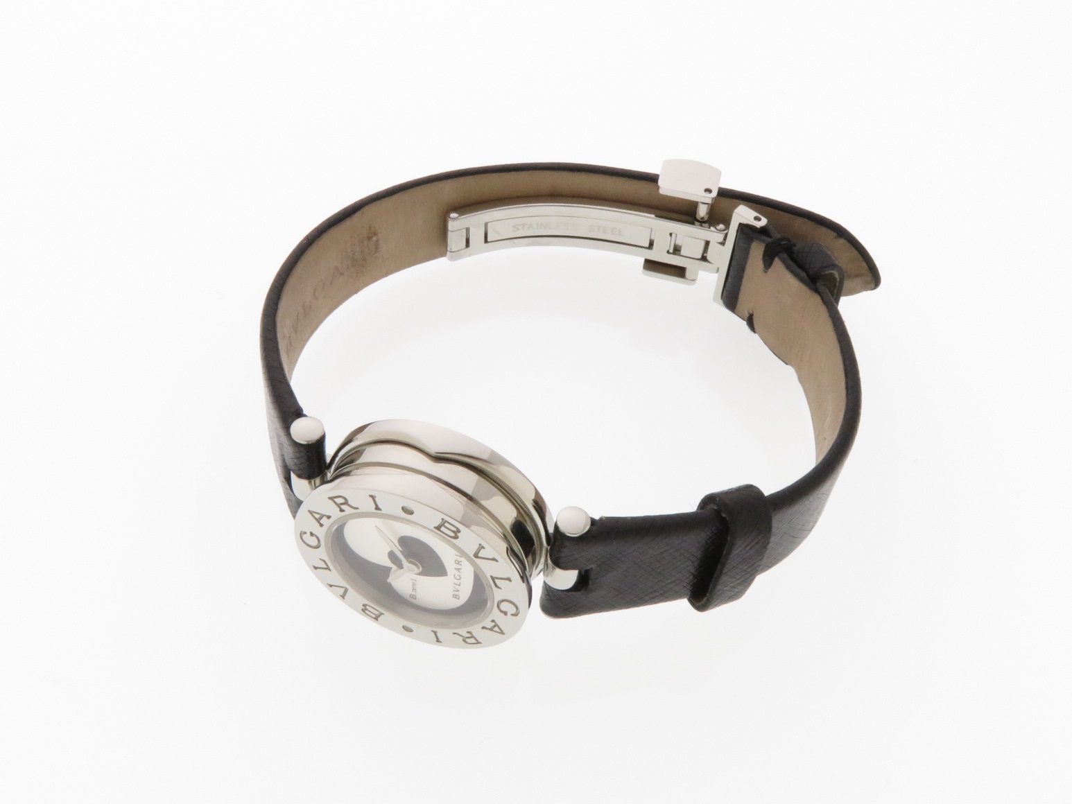 EMP'stさま専用】【値下げ】ブルガリ 時計 純正品の本革黒ベルト - 時計