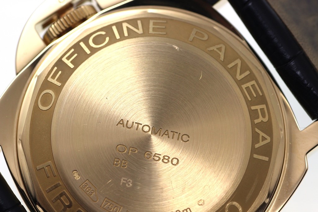 PANERAI 純正尾錠用OPロゴラバーべルト 40mm用（名東】パネライ