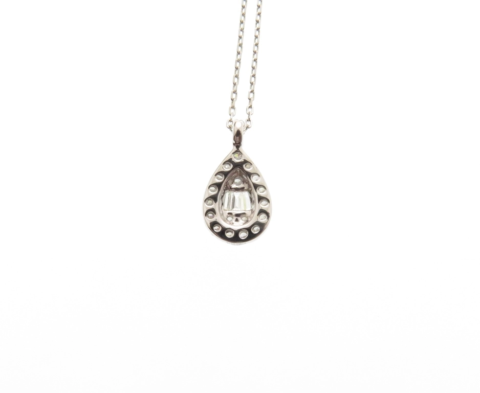 JEWELRY　ノンブランドジュエリー　貴金属・宝石　ネックレス　プラチナ950　ダイヤモンド0.15ct　1.8g　2141300432547　【205】