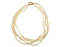ノンブランド アクセサリー ネックレス GP メッキ パール 58.7g【473】