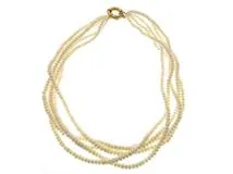 ノンブランド アクセサリー ネックレス GP メッキ パール 58.7g【473】