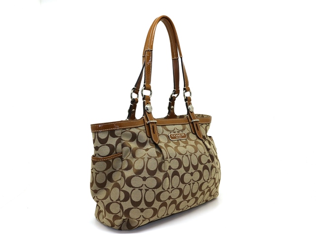 COACH コーチ ハンドバッグ シグネチャー キャンバス カーフ