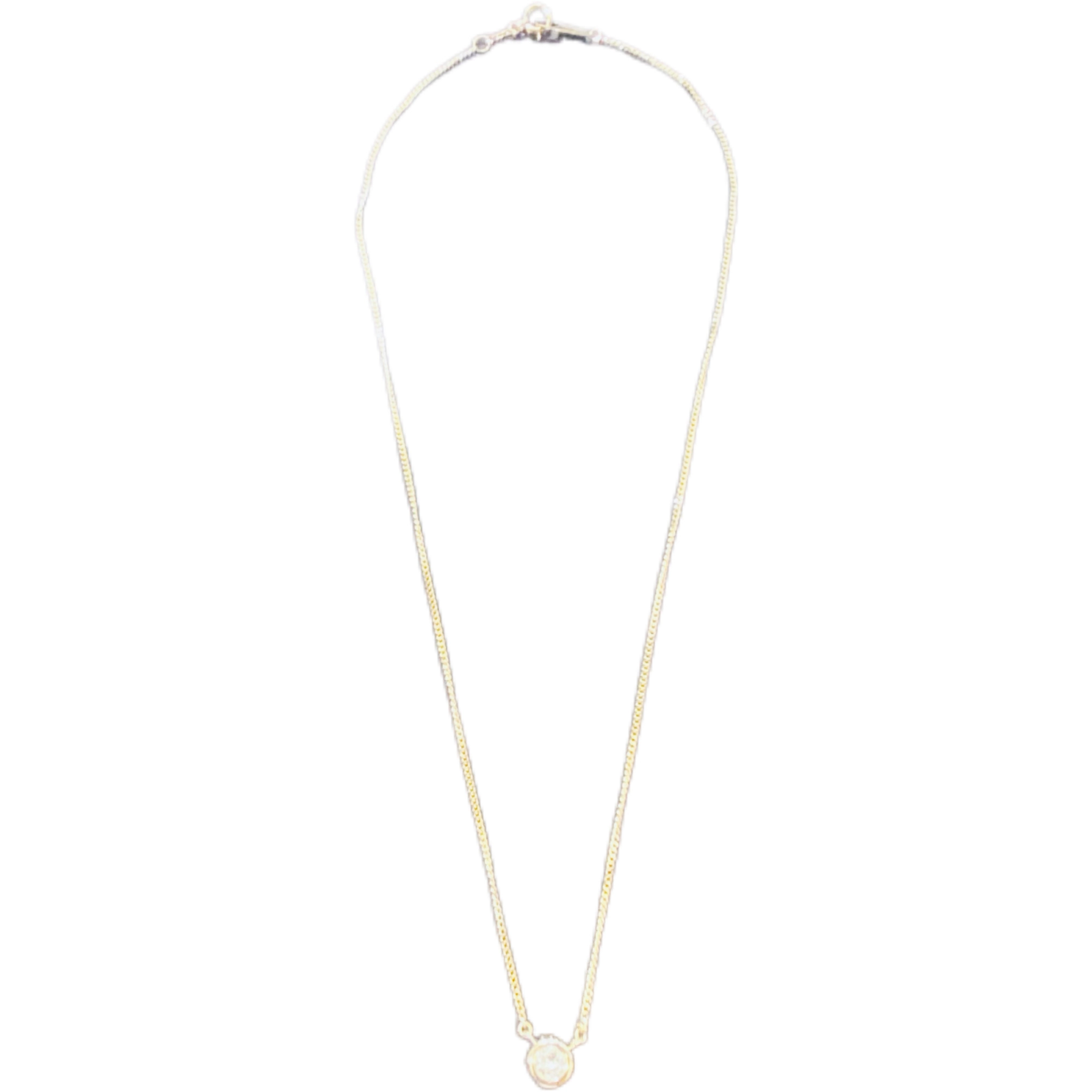 JEWELRY ノンブランドジュエリー ネックレス　K18　D0.14　2.2g　2121000002059【208】