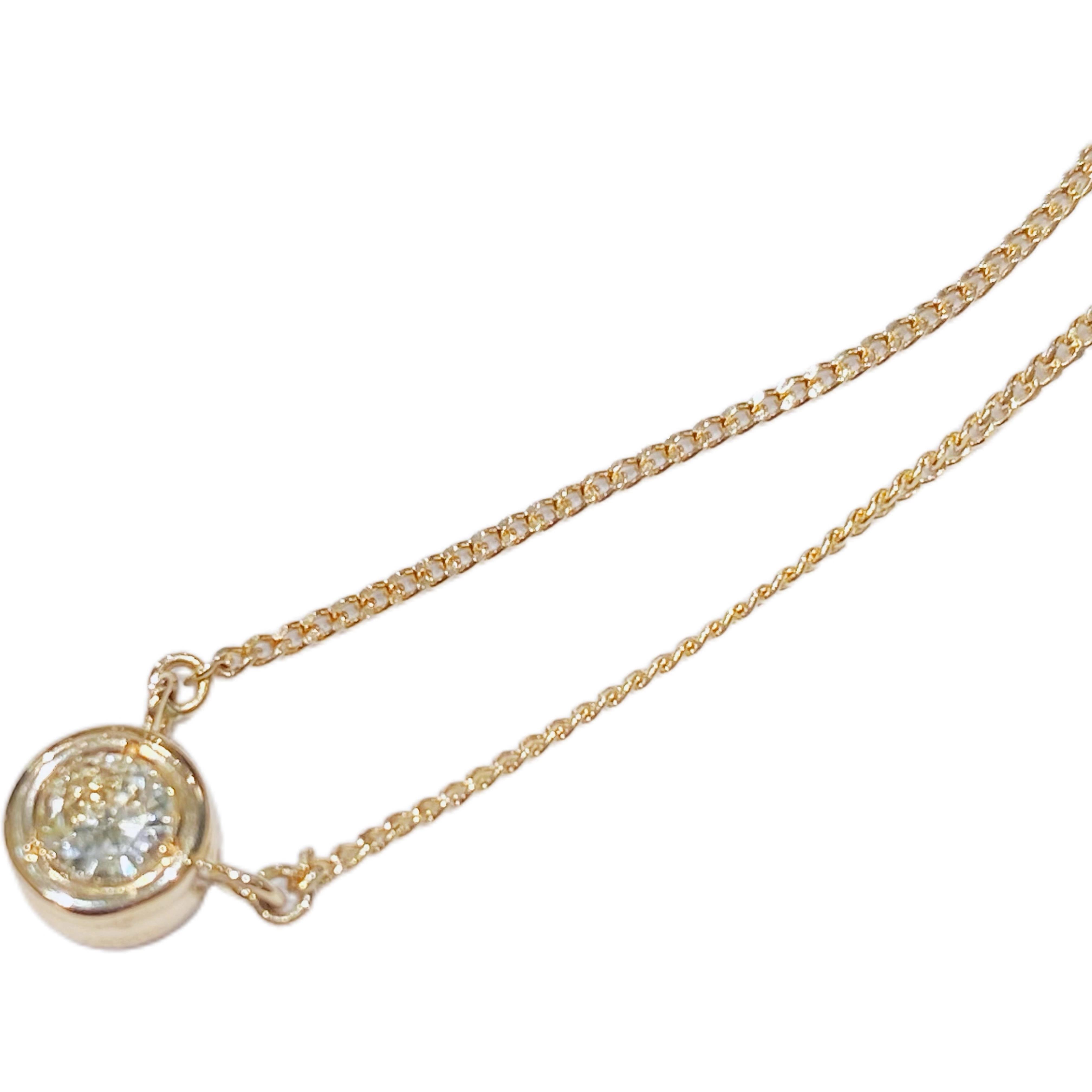 JEWELRY ノンブランドジュエリー ネックレス　K18　D0.14　2.2g　2121000002059【208】