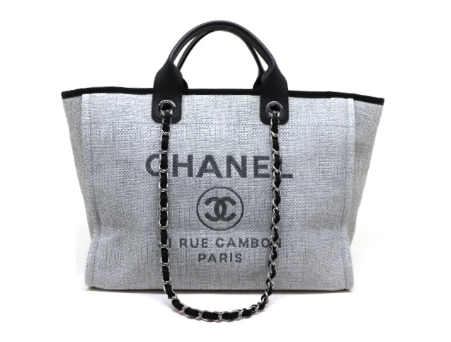 SOLD OUT!!CHANEL ドーヴィルトートバッグ❤︎大 シャネル　GM