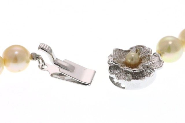 JEWELRY ノンブランド ジュエリー ネックレス 925 シルバー パール 31.5g【473】