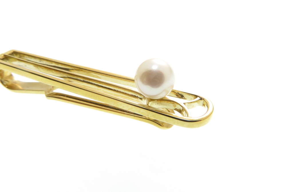 MIKIMOTO ミキモト 貴金属・宝石 ネクタイピン K14イエロー MIKIMOTO ミキモト 貴金属・宝石 ネクタイピン K14イエロー