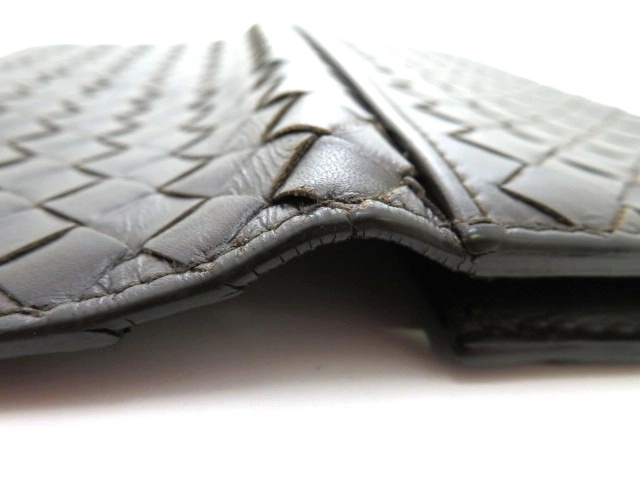 BOTTEGA VENETA ボッテガ・ヴェネタ イントレチャート 長札入れ ロングウォレット ブラウン カーフ【473】