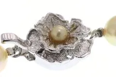 JEWELRY ノンブランド ジュエリー ネックレス 925 シルバー パール 31.5g【473】