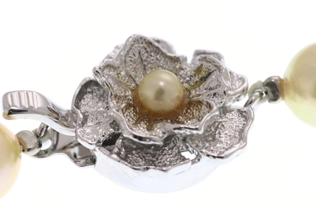 JEWELRY ノンブランド ジュエリー ネックレス 925 シルバー パール 31.5g【473】